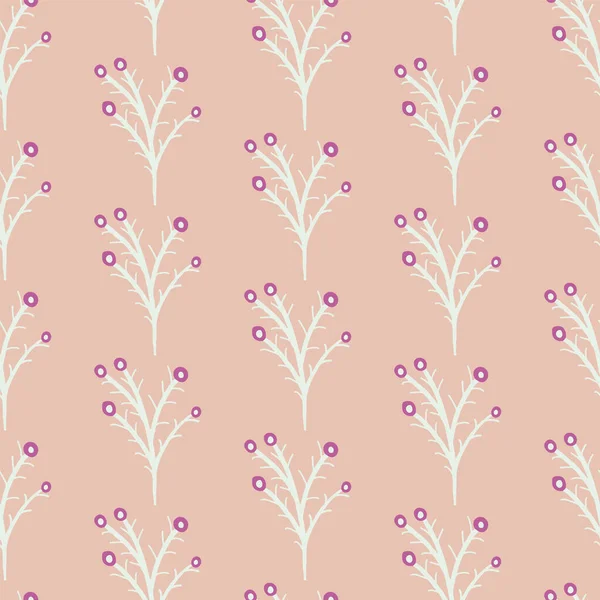 Vector rosa sin costura patrón de fondo con flores . — Vector de stock