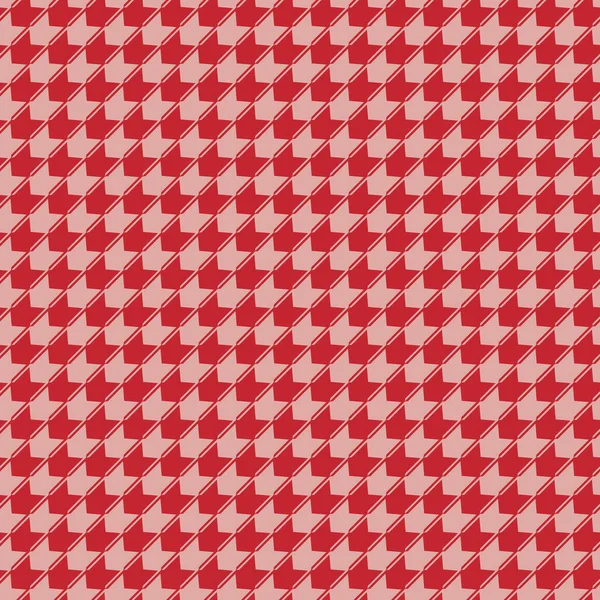 Vector Seamless rosa houndstooth fondo — Vector de stock