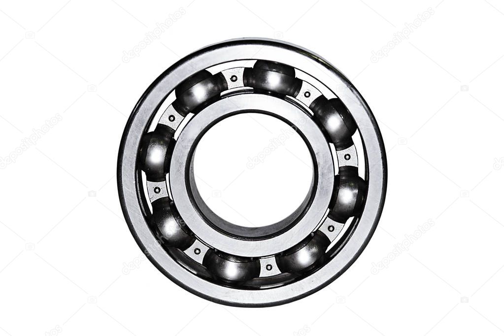 ball bearing on a white background