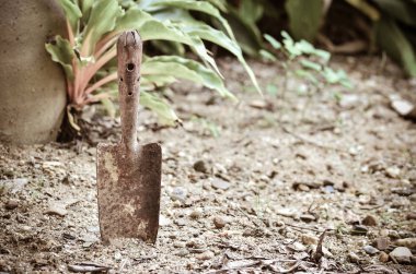 Rusty Bahçe aletleri