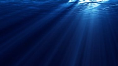 Sualtı ışık ışınları