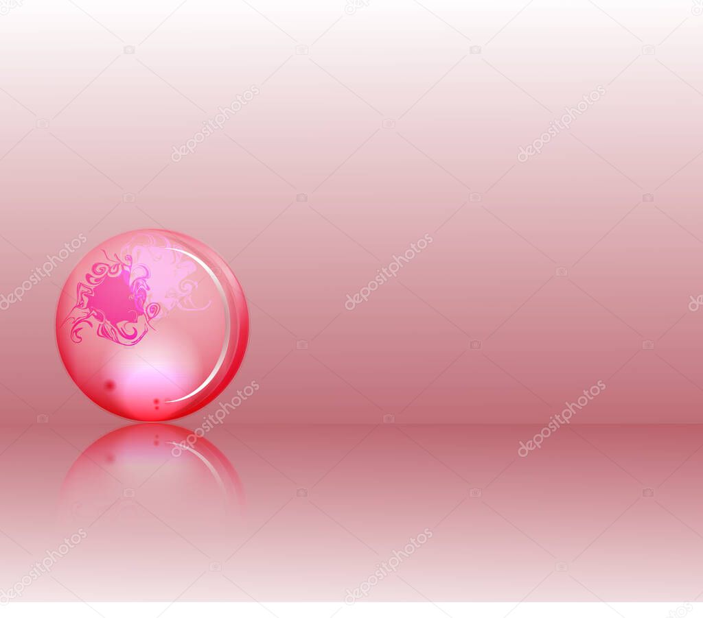 Beautiful pink colorful marble