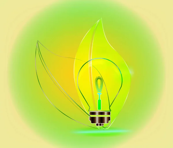 Symbol Für Grüne Energie — Stockvektor
