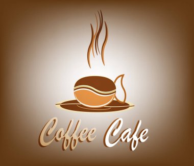 Kahve, kafe içeceği logosuydu.