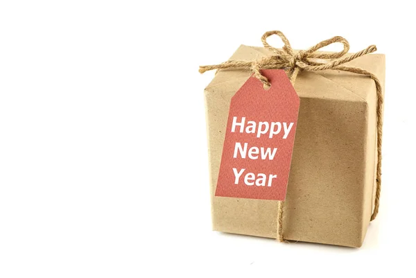 New year gift box — Stock Photo, Image
