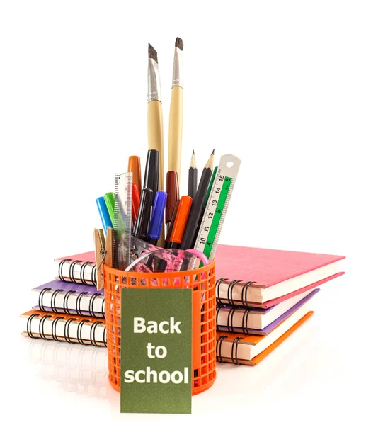 Back to school - stationery accessories — Stock Photo, Image