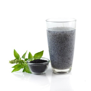 Kıllı fesleğen tohumu bardak