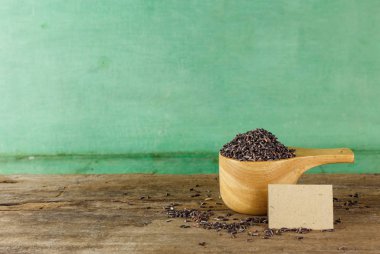 Riceberry pirinç etiketi ile