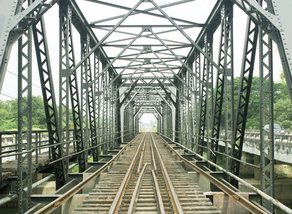 Antiguo Puente Ferroviario Fondo —  Fotos de Stock