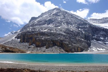 Yading tabiatı Çin süt Gölü