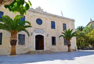 Bizans tarzı Girit Katedrali - Heraklion 'daki Aziz Titus Katedrali