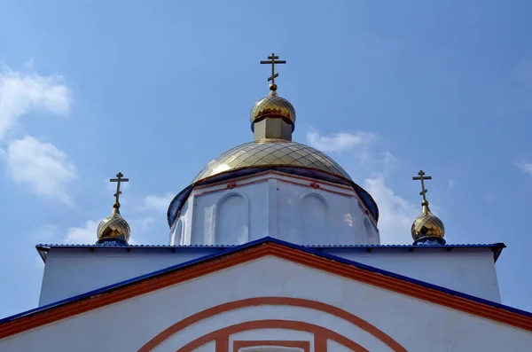 Topo Igreja Ortodoxa Rússia — Fotografia de Stock