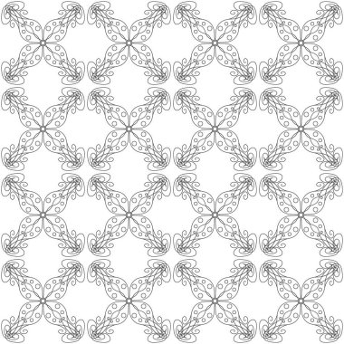 Sorunsuz soyut vintage beyaz desen