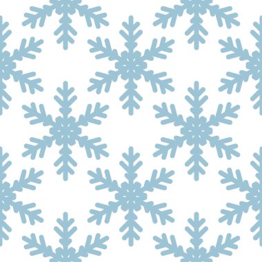 Beyaz kar taneleri ile Seamless Modeli