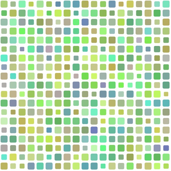 Hintergrund des farbigen grünen Mosaiks — Stockvektor