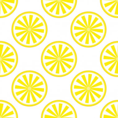 Limon meyve model sarı ve beyaz