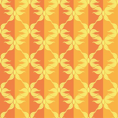 Sorunsuz soyut Yıldız turuncu vintage desen