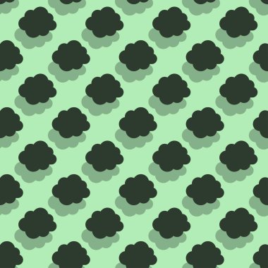 Bulutlar hava Dikişsiz desen arka plan