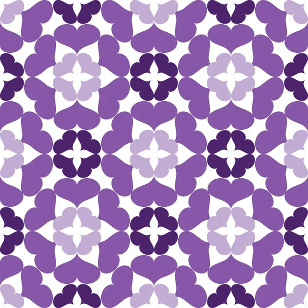 Bezproblémové abstraktního umění fialová vzor — Stockový vektor