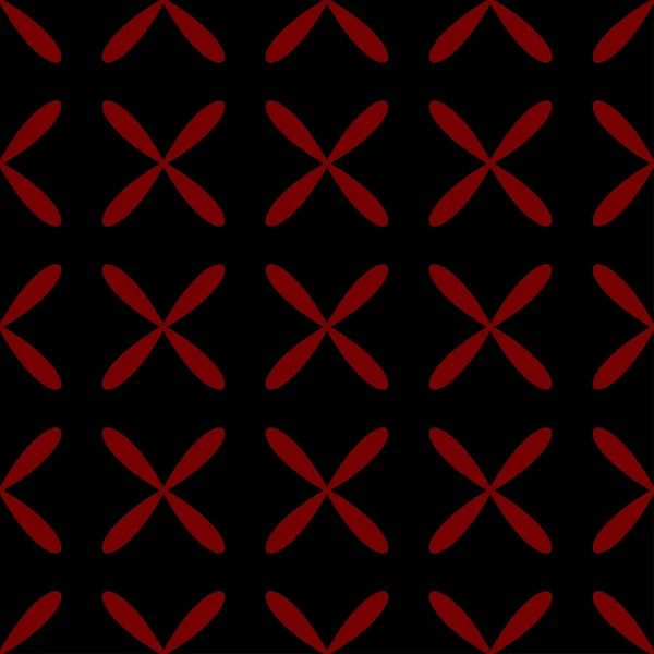 无缝抽象网格黑色图案 — 图库矢量图片