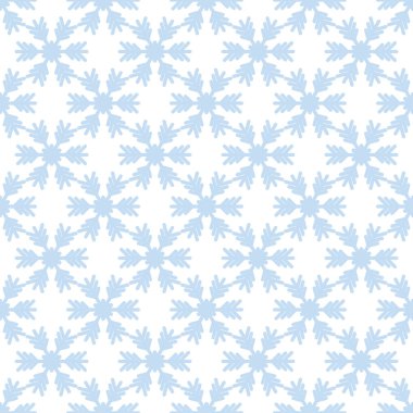 Beyaz kar taneleri ile Seamless Modeli