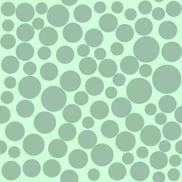 Nahtlose Kunst abstraktes Mosaik grüne Kreise Muster — Stockvektor