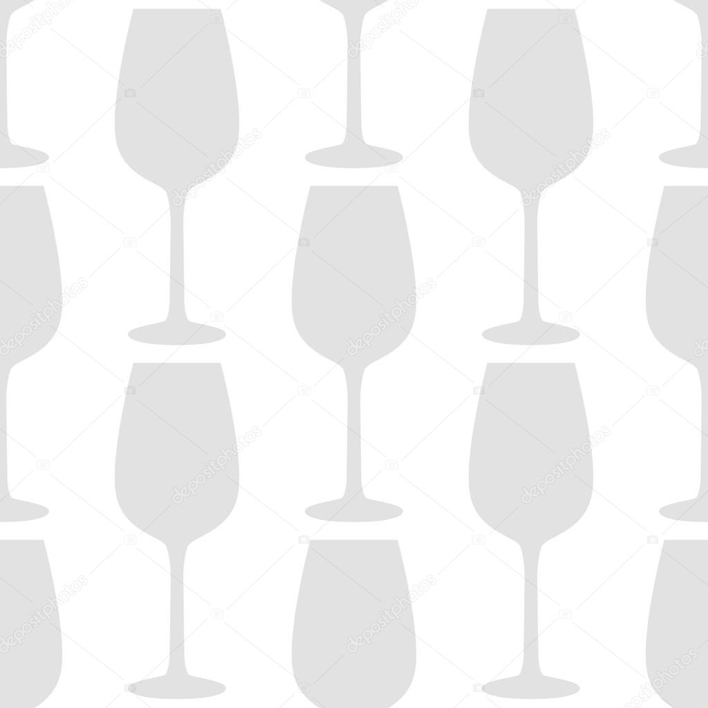 Seamless art abstract background with wine glasses