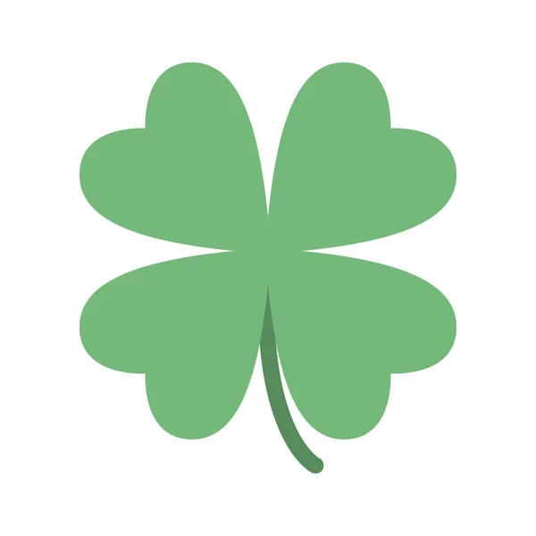Saint Patrick lucky irish day green clover symbol Stok Illüstrasyon