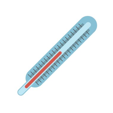 Sağlık için termometre simgesi ölçüm aracı