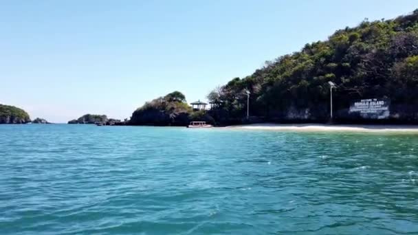 Voile Autour Des Cent Îles Bateau Bangka Pendant Saison Estivale — Video