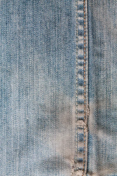 Jeans texture with seams — Stock Photo, Image