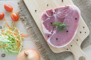 ingredien ham sığır eti biftek