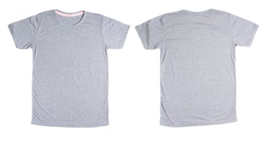 Grafik için hazır şablon gri tshirt