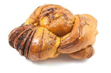 Çikolatalı ekmek izole