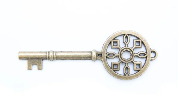 Old key isolated — Stock Photo, Image
