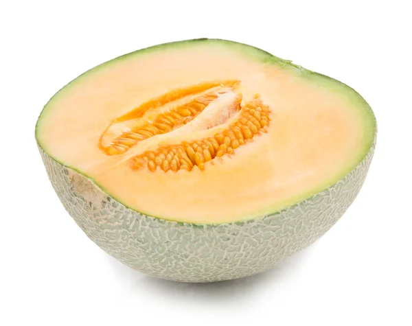 Melon cantaloup orange isolé — Photo