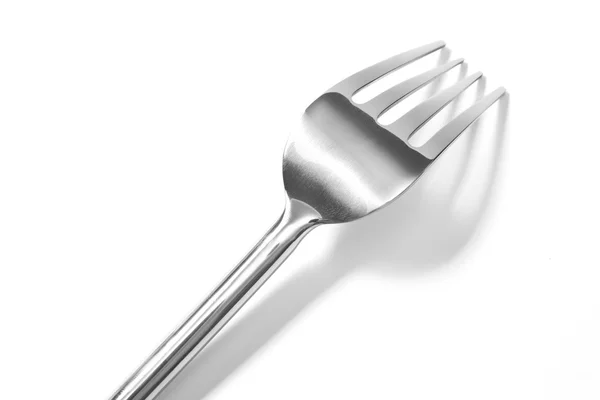 Silver tillbaka gaffel isolerade — Stockfoto