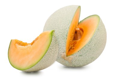 yalıtılmış turuncu kavun karpuz