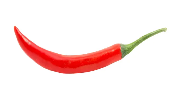 Κόκκινο καυτό πιπέρι τσίλι απομονωθεί — Φωτογραφία Αρχείου