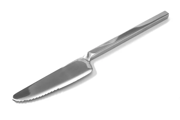 Stål metall tabell kniv isolerad — Stockfoto