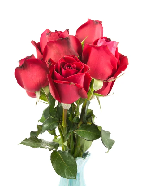 Κόκκινα τριαντάφυλλα μπουκέτο — Φωτογραφία Αρχείου