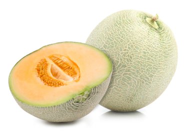 yalıtılmış turuncu kavun karpuz