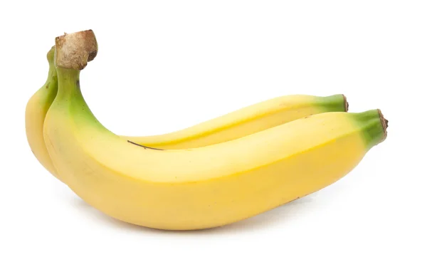 Bananen isoliert auf weißem Hintergrund — Stockfoto