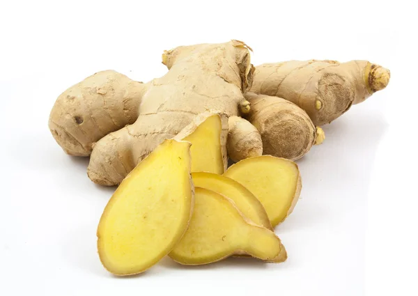 Fresh ginger  isolated — Stock Photo, Image