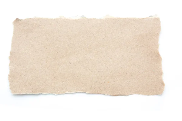 Empty blank recycle paper tear paper — Stock Photo, Image