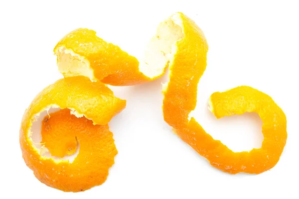 A citrusfélék héja narancssárga csavar — Stock Fotó