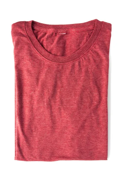 孤立的红色 t 恤 — 图库照片
