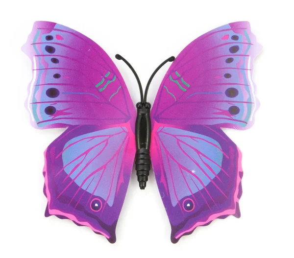 分離された偽の紫色の蝶 — ストック写真