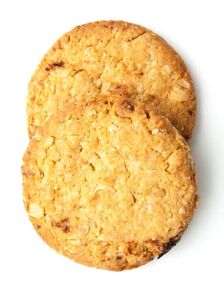 Galletas aisladas sobre fondo blanco — Foto de Stock