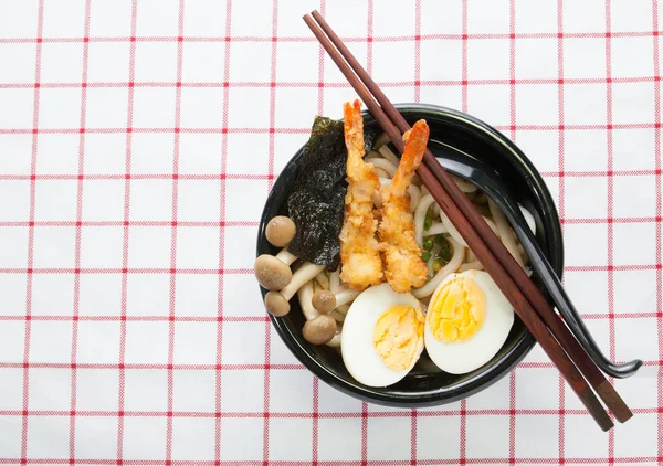 Japoński biały udon noodle — Zdjęcie stockowe